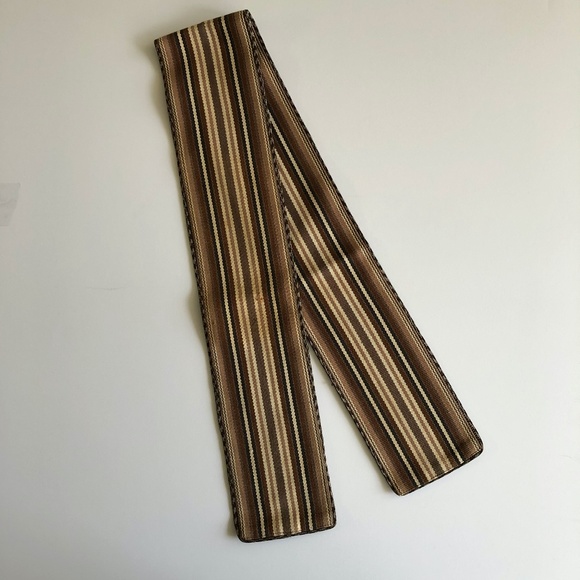 Calvin Klein Vintage Woven Cotton Sash Belt
